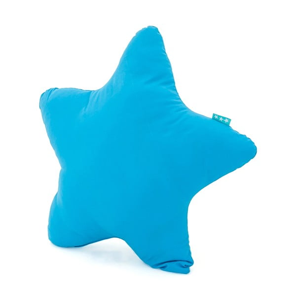 Tyrkysový bavlnený vankúšik Happy Friday Basic Estrella Turquoise, 50 x 50 cm-image-1