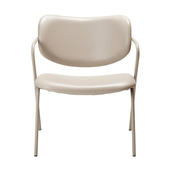 Béžové kreslo z imitácie kože Zed – DAN-FORM Denmark-image-2