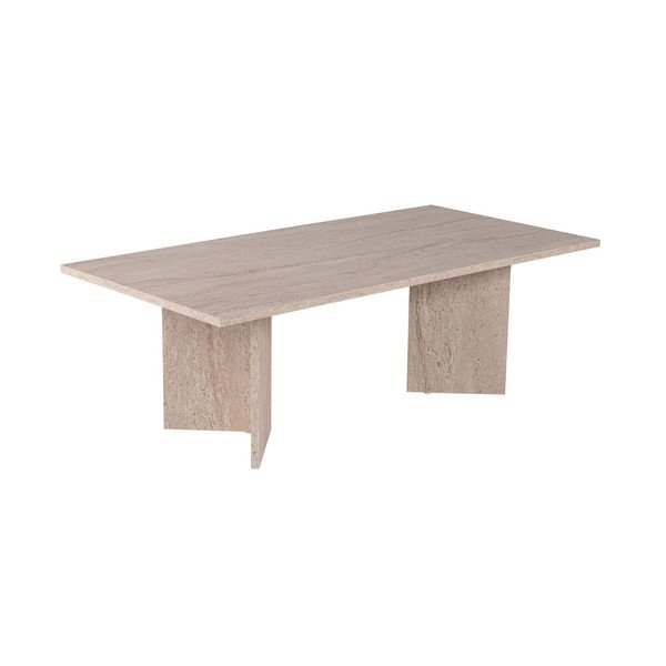 Béžový pololesklý konferenčný stolík 60x119 cm Sabin – Kalune Design