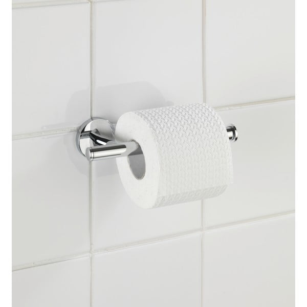Držiak na toaletný papier v striebornej farbe Wenko Cuba-image-1