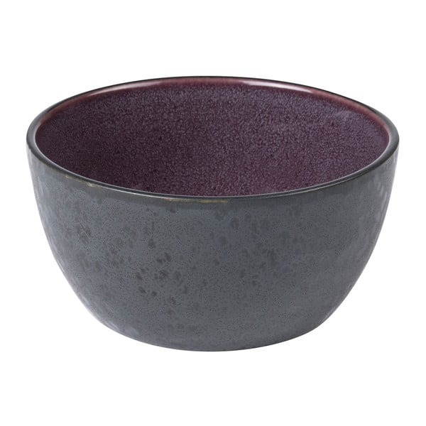 Čierna/fialová kameninová servírovacia miska Gastro Black/Purple – Bitz