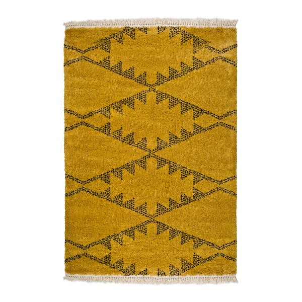 Žltý koberec Universal Zaida Mostaza, 120 × 170 cm