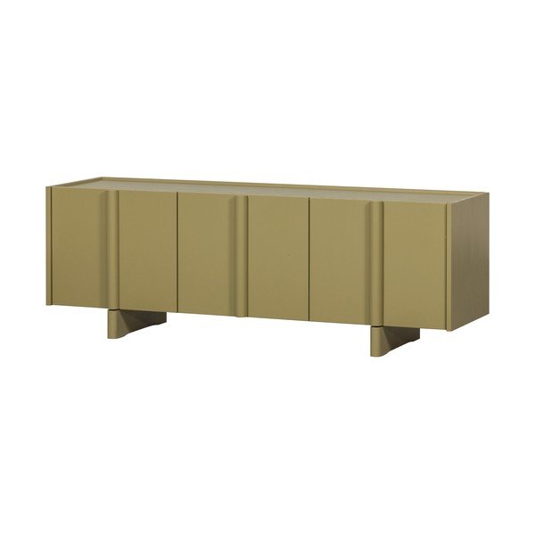 Zelený TV stolík z borovicového dreva 152x53x46 cm Basu – WOOOD-image-3