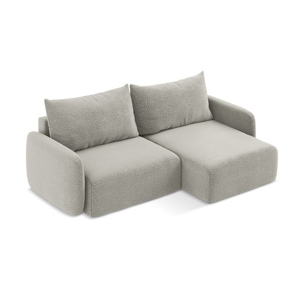 Svetlosivá rozkladacia/s úložným priestorom rohová pohovka (pravý roh) Kalena – Makamii-image-3