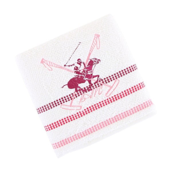 Bielo-ružový bavlnený uterák BHPC Special, 50x100 cm