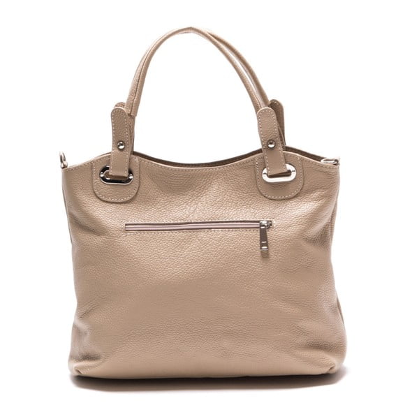 Sivohnedá kožená kabelka Luisa Vannini Nena-image-1