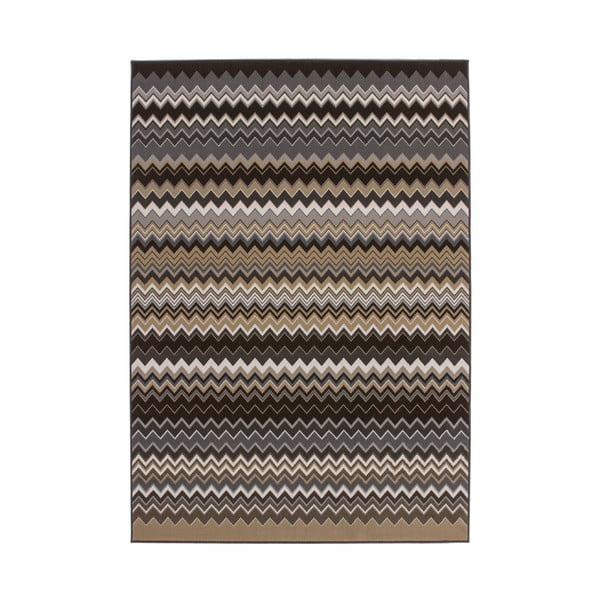 Hnedo-čierny koberec Kayoom Stella 700 Brown, 160 x 230 cm