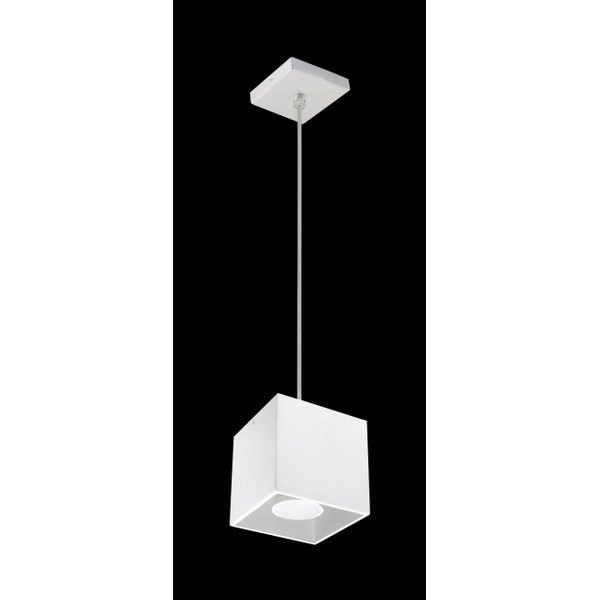 Biele závesné svietidlo Sollux Geo-image-3