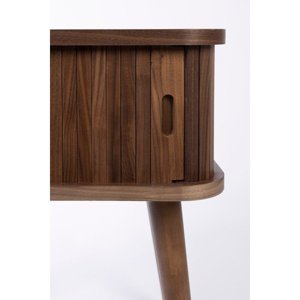 Hnedý nočný stolík v dekore orecha Barbier – Zuiver-image-4