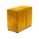 Žltá zamatová opierka k modulárnej pohovke Rome Velvet - Cosmopolitan Design