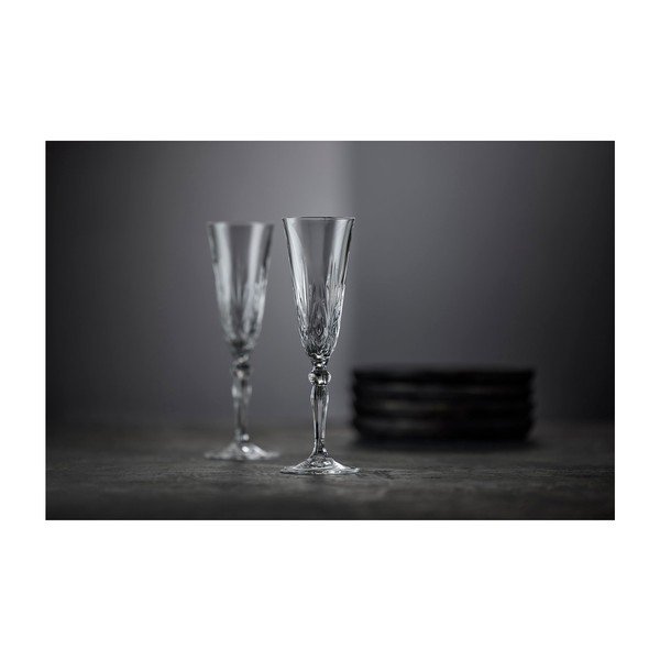 Poháre v súprave 4 ks na sekt 160 ml Melodia – Lyngby Glas-image-3