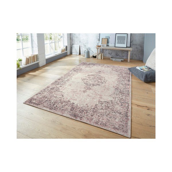 Tmavoružový koberec Elle Decoration Pleasure Vertou, 80 × 150 cm-image-2