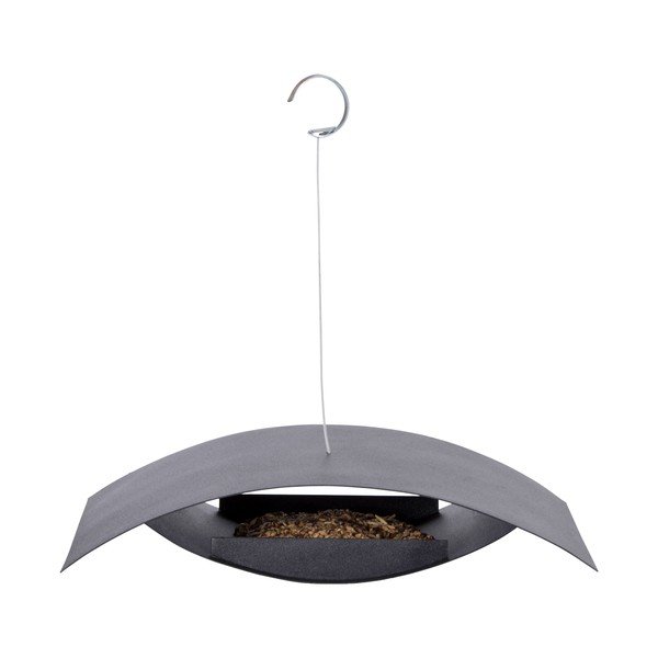 Čierne závesné kŕmidlo Esschert Design Modern-image-3