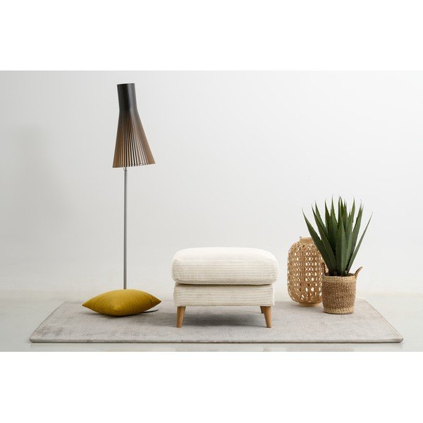 Biela menčestrová podnožka Paris – Scandic-image-1