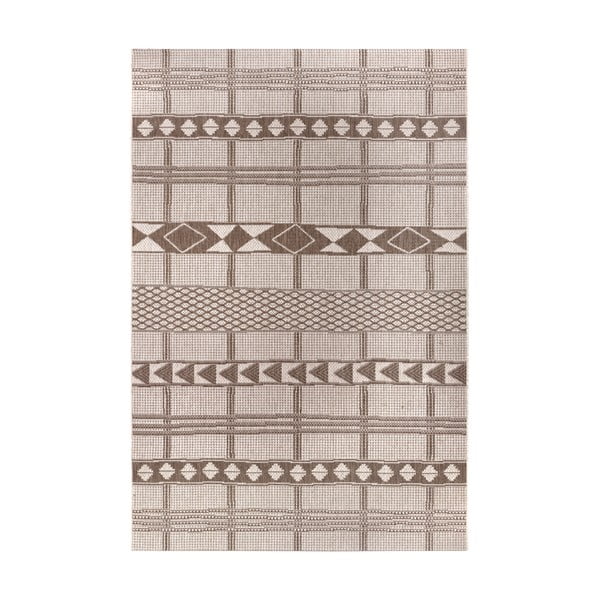 Hnedo-béžový vonkajší koberec Ragami Madrid, 160 x 230 cm