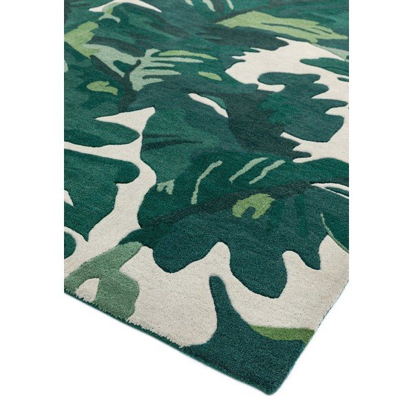 Tmavozelený ručne tkaný vlnený koberec 160x230 cm Matrix – Asiatic Carpets-image-3