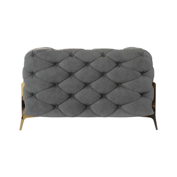 Sivé zamatové kreslo Chelsea Bis – Ropez-image-3