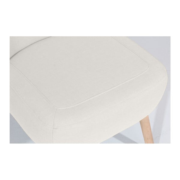 Krémové kreslo Max Winzer Sari-image-3