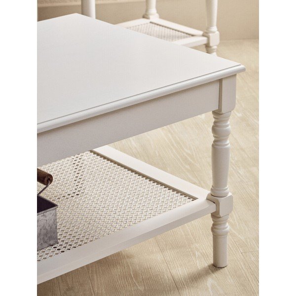 Biely konferenčný stolík 60x120 cm Heritage – Premier Housewares-image-3