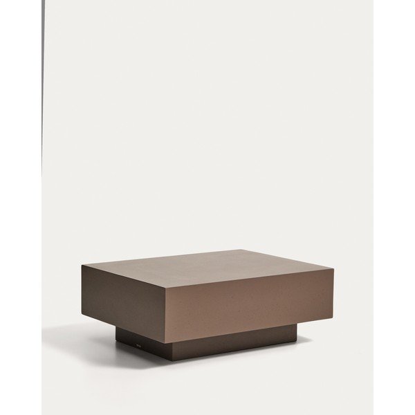 Betónový Záhradný konferenčný stolík 60x80 cm Rustella – Kave Home-image-4
