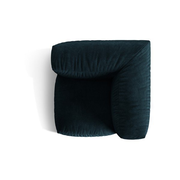 Tmavomodrý zamatový modul pohovky (variabilný) Martina – Micadoni -image-3