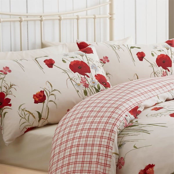 Obliečky Catherine Lansfield Wild Poppies, 200 × 200 cm-image-1