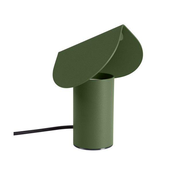 Khaki hliníková LED stolová lampa (výška  15 cm) BISCUIT – Thoro