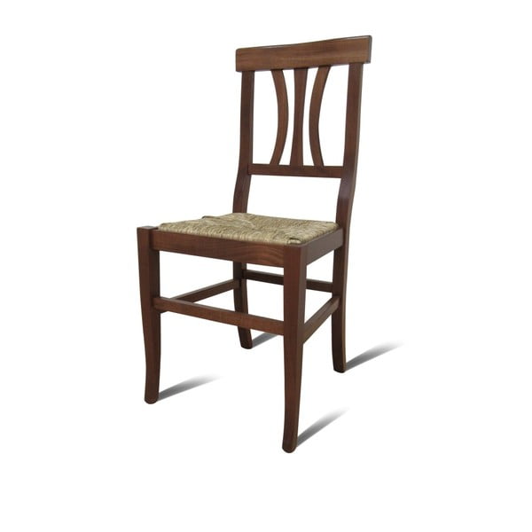Hnedá drevená stolička Coco