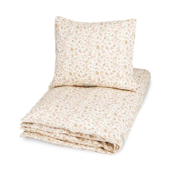 Béžová detská obliečka do postieľky z Bio bavlny 70x100 cm Augusta – Cam Cam Copenhagen