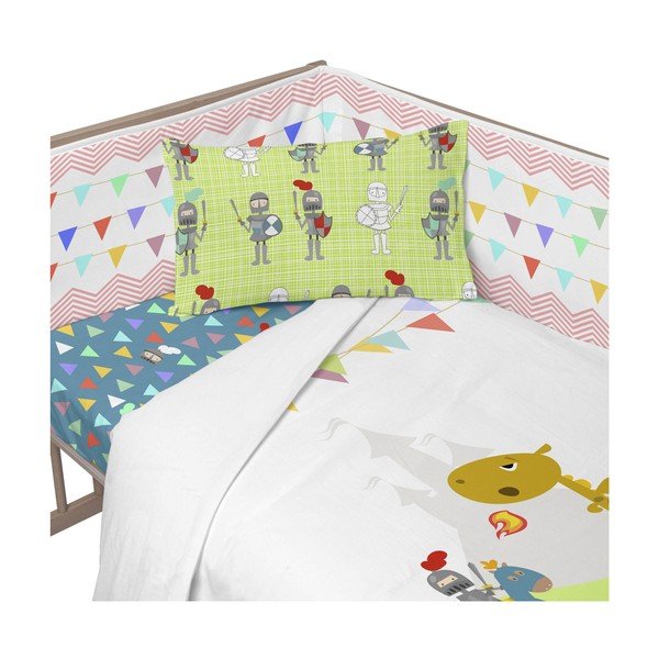 Bavlnená výstelka do postieľky Mr. Fox Knight, 210 x 40 cm-image-2