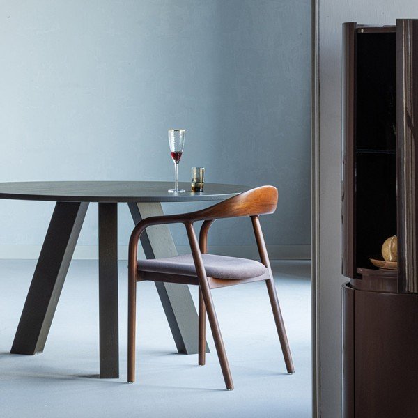 Okrúhly jedálenský stôl z dubového dreva ø 129 cm Rhonda – WOOOD-image-1