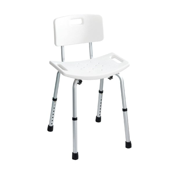 Sedacia stolička s operadlom do sprchy Wenko Stool With Back, 54 × 49 cm-image-3