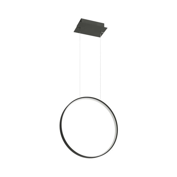 Čierne LED závesné svietidlo 55x16 cm Tim - Nice Lamps