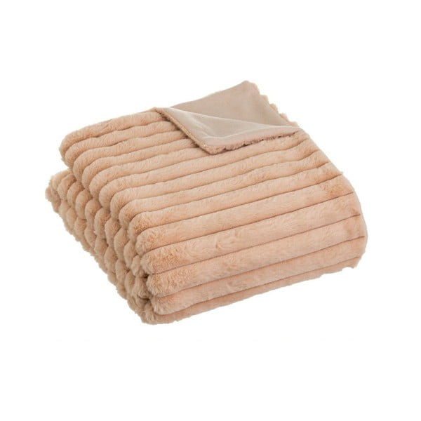 Svetlohnedá deka z mikroplyšu 130x160 cm Fur Velvet – Casa Selección