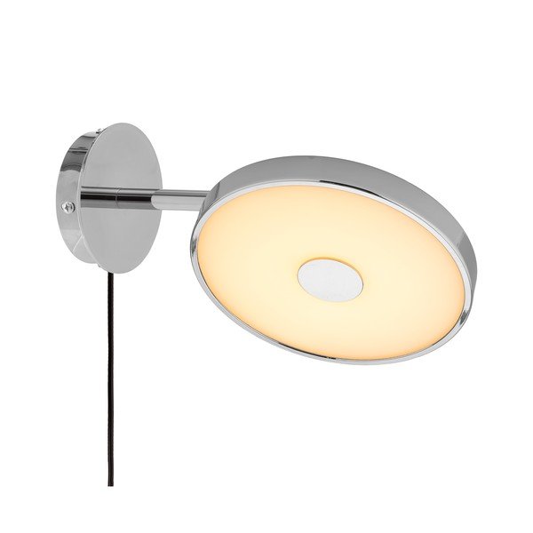 LED nástenné svietidlo s ohýbateľnou konštrukciou/so stmievačom do zásuvky v lesklej striebornej farbe ø 15 cm Asteria Wall Short – UMAGE-image-2