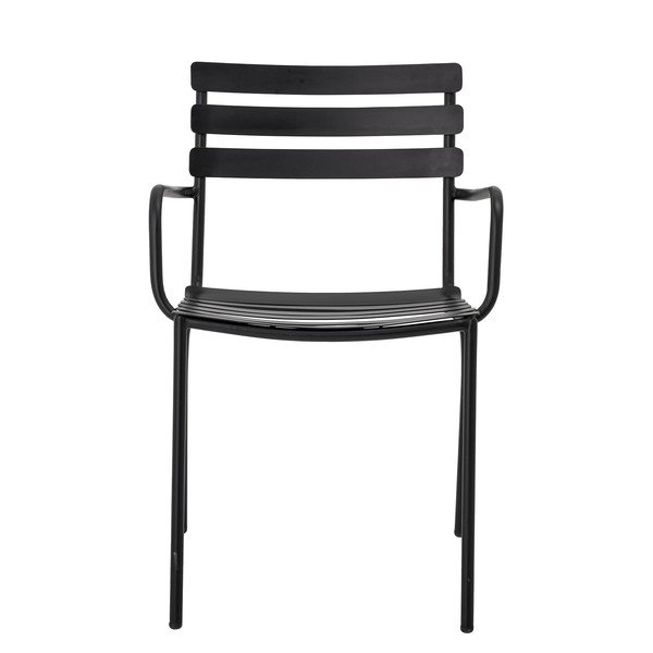 Čierna kovová záhradná stolička Monsi – Bloomingville-image-3