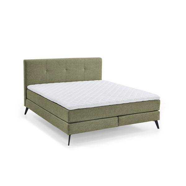 Zelená boxspring posteľ 160x200 cm ANCONA – Meise Möbel