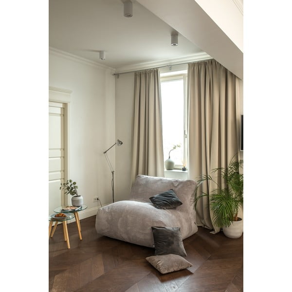 Menčestrový sedací vak v mentolovej farbe Sofa Tube – SLOWDOWN-image-1