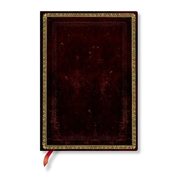 Zápisník v hnedej farbe s mäkkou väzbou Paperblanks Moroccan, 176 strán