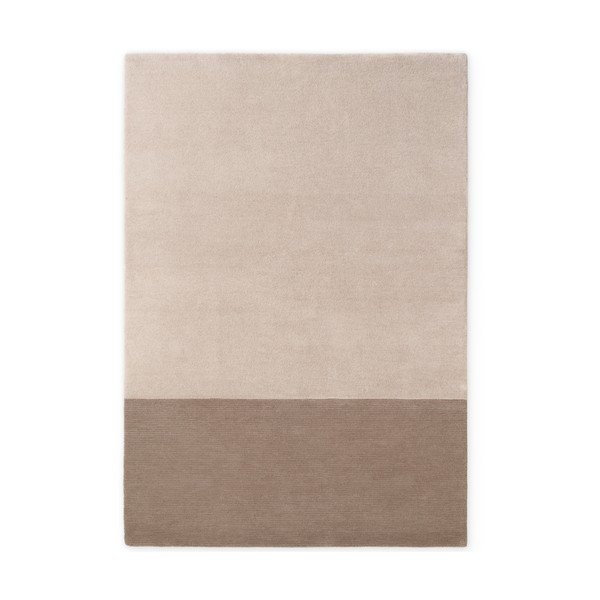 Hnedý/krémovobiely koberec s prímesou vlny 120x170 cm Hugo – Villeroy&Boch
