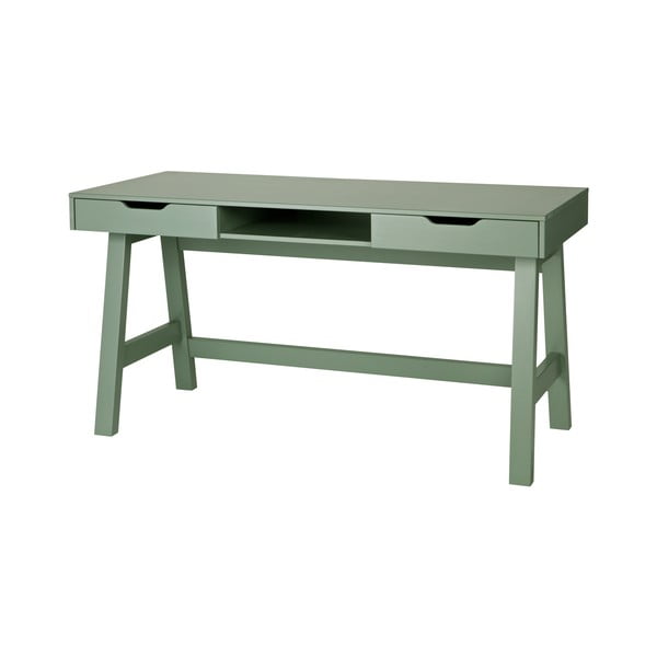 Zelený písací stôl WOOOD Nikki-image-3