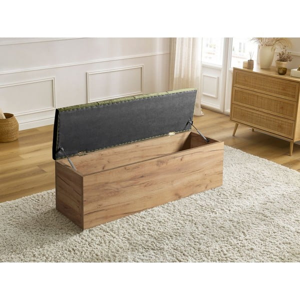 Lavica v zelenej a prírodnej farbe Kumo - Bobochic Paris-image-2