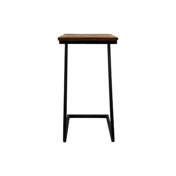 Konzolový stolík s doskou z exotického dreva HMS collection, výška 68 cm-image-2