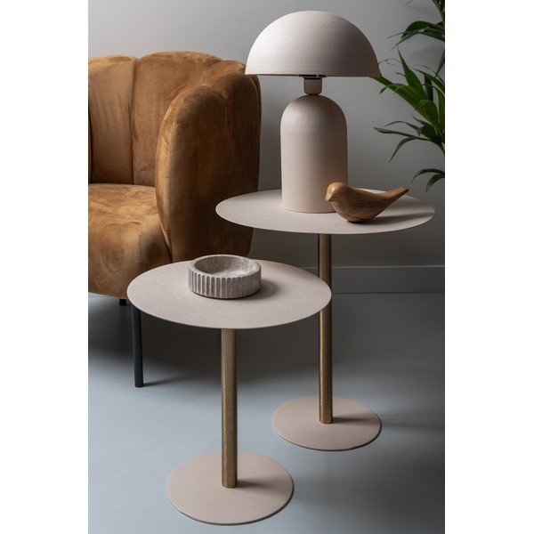 Kovový okrúhly odkladací stolík ø 40 cm Dex – Leitmotiv-image-4