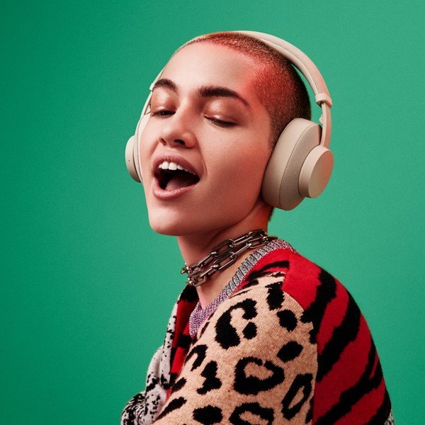 Béžové Bluetooth slúchadlá Urbanears Pampas-image-1