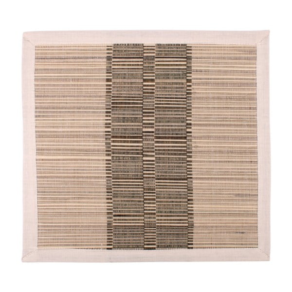 Hnedé prestieranie zo slamy a bavlny Ladelle Akita, 35 × 35 cm