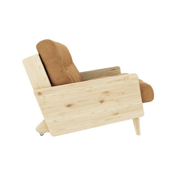 Horčicová rozkladacia pohovka 190 cm India – Karup Design-image-4