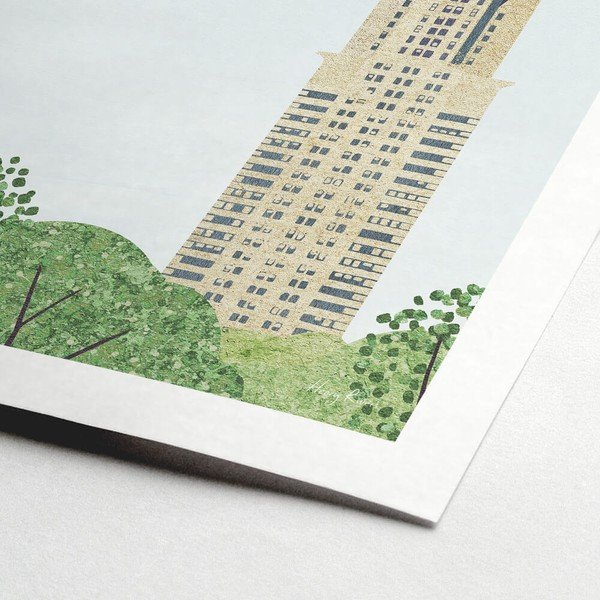 Plagát 30x40 cm Chrysler Building - Travelposter-image-1