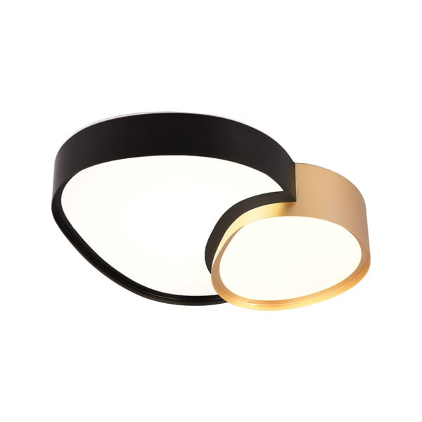 LED stropné svietidlo v čiernej a zlatej farbe 36x43.5 cm Rise – Trio-image-3