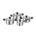 Antikoro hrnce s pokrievkou na indukciu v súprave 4 ks 4 l Brava – Tescoma